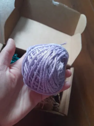 Hilo macramé brillante (3 ovillos)