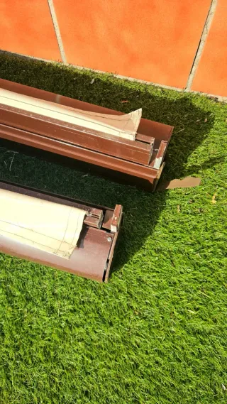 2 Tende Verticali Beige/Marrone