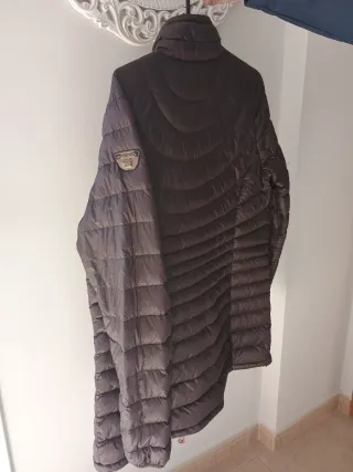 Chaqueta acolchada marrón