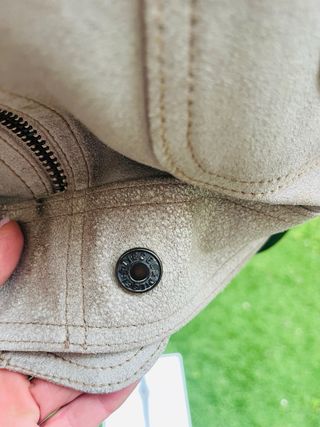 Giubbino Diesel vera pelle beige uomo