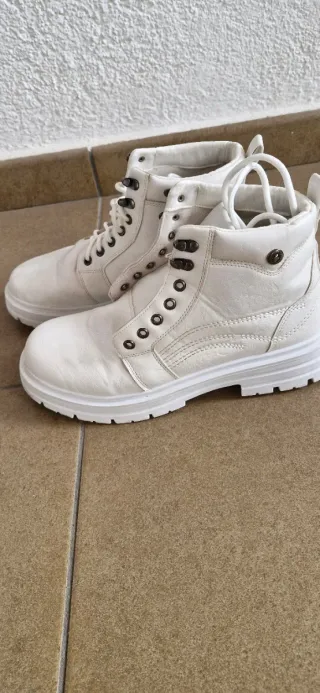 Botas blancas t.44