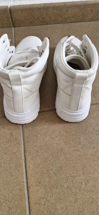 Botas blancas t.44