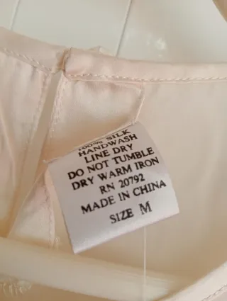 Blusa seda natural China T M