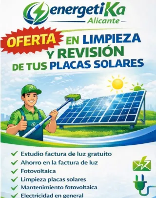 Mantenimiento placas solares