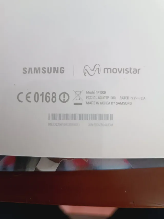 Samsung Galaxy Tab P1000, 7 pulgadas, 16 GB