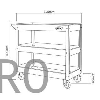 CARRO CON 3 BANDEJAS 51576