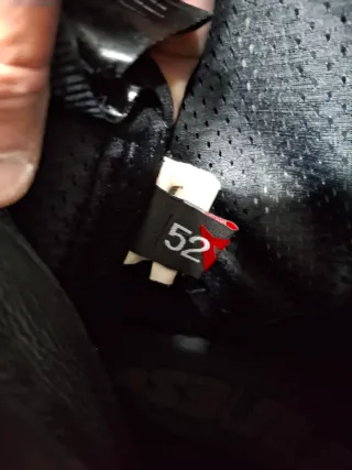 Mono 2 piezas Dainese cuero negro/rojo