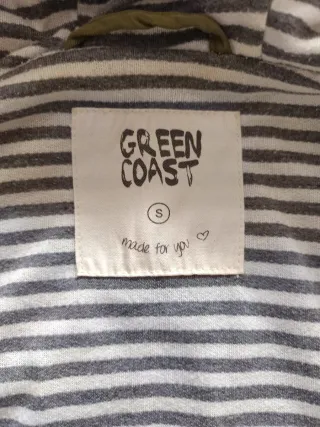 Parka verde mujer Green Coast