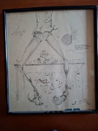 Cuadro caricatura original