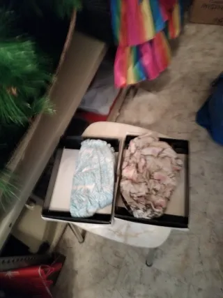 Peluca de pelo.largo rubio  oscuro y corcho