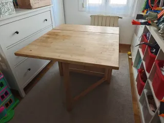 Mesa plegable de madera Ikea
