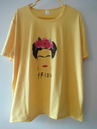 Camiseta amarilla Frida Kahlo