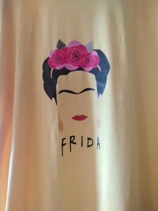 Camiseta amarilla Frida Kahlo