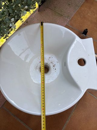 Pica de baño blanca