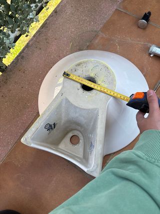 Pica de baño blanca