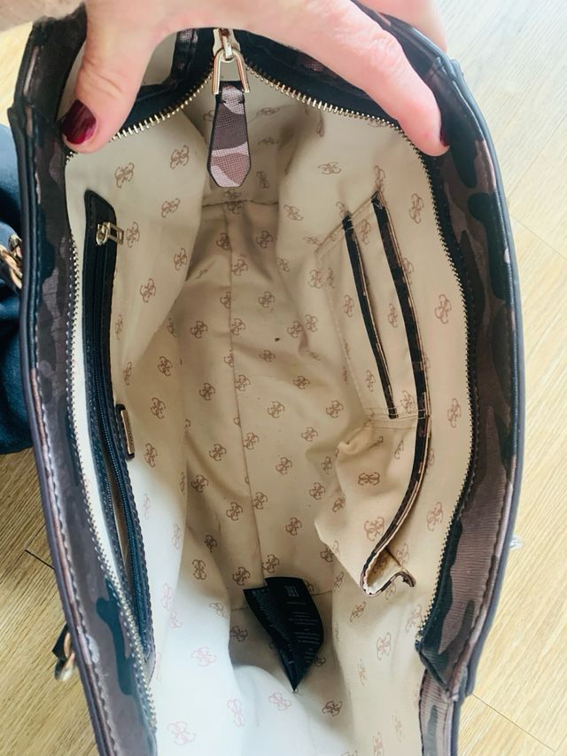 Tote Bag Guess Nuevo Cadena Plateada