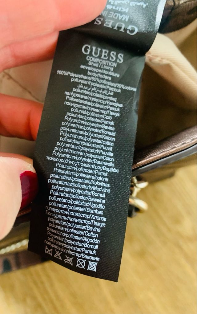 Tote Bag Guess Nuevo Cadena Plateada