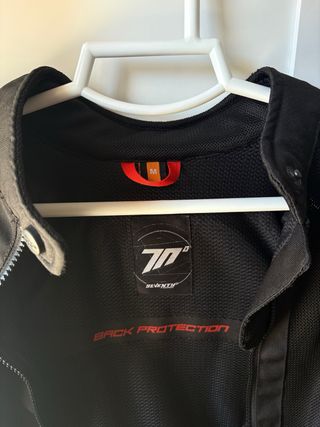 Chaqueta Moto Mujer Negra