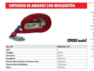 Wurth pack de 2 CINCHAS 15€