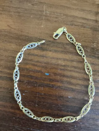 Bracciale vintage oro 750