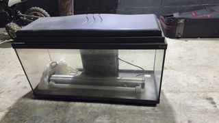 Acuario 80L Negro Transparente