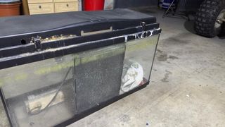 Acuario 80L Negro Transparente