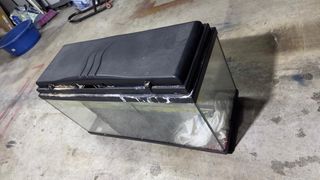 Acuario 80L Negro Transparente