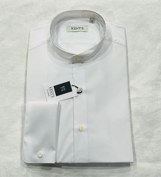 Camisa KENT'S cuello Mao doble puño