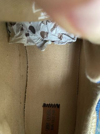 Zapatillas Vaqueras Gioseppo Azul y Dorado