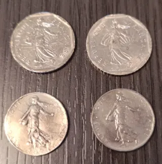 Lote Antiguas Monedas Francesas