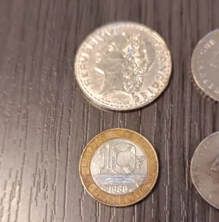 Lote Antiguas Monedas Francesas