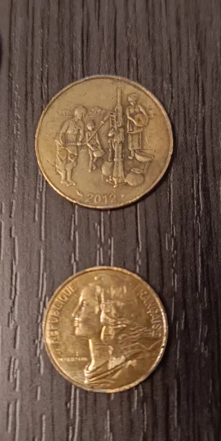 Lote Antiguas Monedas Francesas