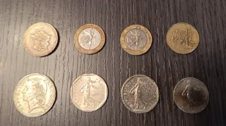 Lote Antiguas Monedas Francesas