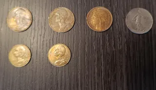 Lote Antiguas Monedas Francesas