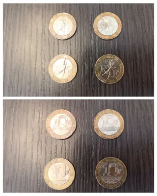 Lote Antiguas Monedas Francesas