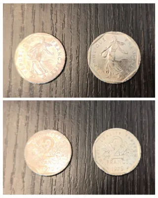 Lote Antiguas Monedas Francesas