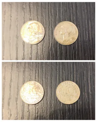 Lote Antiguas Monedas Francesas