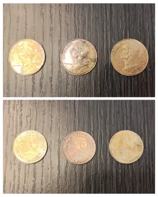 Lote Antiguas Monedas Francesas