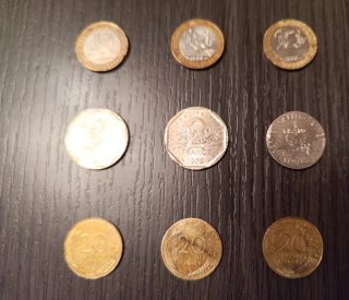 Lote 22 Antiguas Monedas Francesas