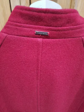 Abrigo Tintoretto Rojo Talla 44