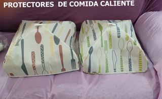 2 Protectores Comida Mesa Tela