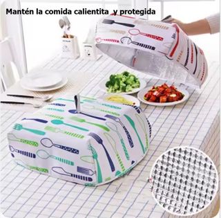 2 Protectores Comida Mesa Tela