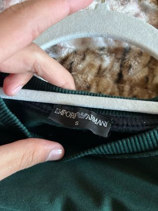Sudadera Emporio Armani verde