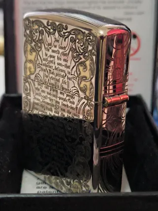 Zippo Original La Santa Biblia Fatto negli Stati Uniti