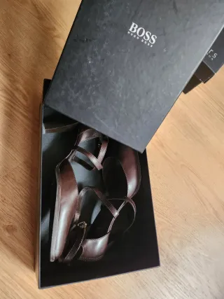 Zapatos Hugo Boss Marrones Tacon