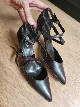 Zapatos Hugo Boss Marrones Tacon