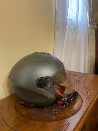 Casco Moto Astone Scooter Gris