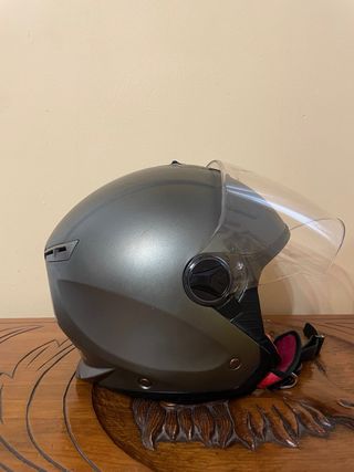 Casco Moto Astone Scooter Gris