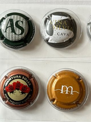 Lote de 12 Tapones de Cava