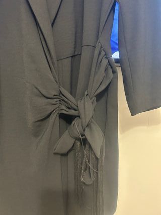 Vestido negro estilo chaqueta Smokin